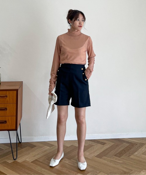 EPIMI E'PIMMY（エピミエピミー）の「金ボタンマリンショートパンツ（その他パンツ・レディース・ブラック/ネイビー/ブルー/アイボリー・MEDIUM）」の14枚目の写真