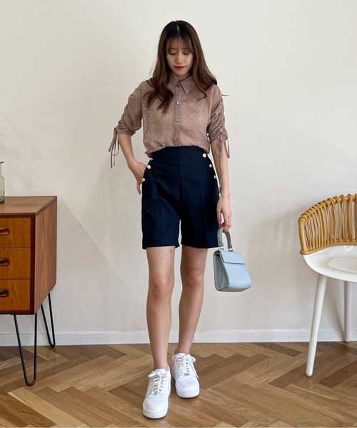 EPIMI E'PIMMY（エピミエピミー）の「金ボタンマリンショートパンツ（その他パンツ・レディース・ブラック/ネイビー/ブルー/アイボリー・MEDIUM）」の15枚目の写真