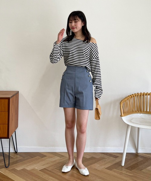 EPIMI E'PIMMY（エピミエピミー）の「金ボタンマリンショートパンツ（その他パンツ・レディース・ブラック/ネイビー/ブルー/アイボリー・MEDIUM）」の20枚目の写真