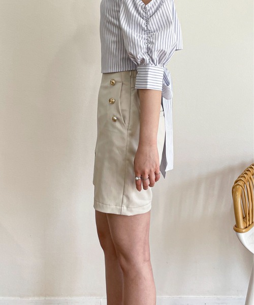 EPIMI E'PIMMY（エピミエピミー）の「金ボタンマリンショートパンツ（その他パンツ・レディース・ブラック/ネイビー/ブルー/アイボリー・MEDIUM）」の22枚目の写真