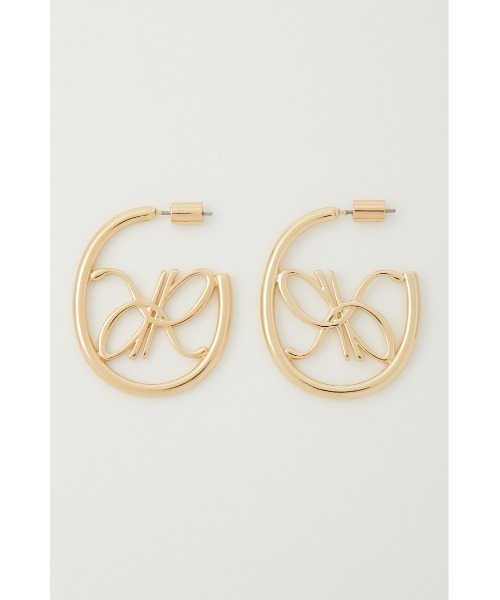 rienda（リエンダ）の「RRフープピアス（ピアス（両耳用）・レディース・シルバー/ゴールド・SMALL/MEDIUM）」の3枚目の写真