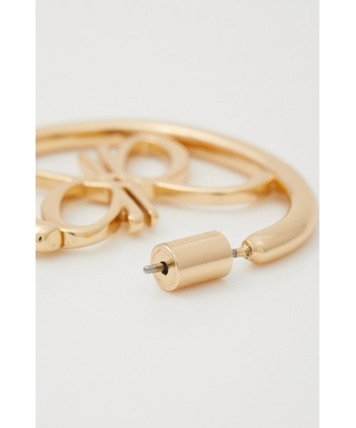 rienda（リエンダ）の「RRフープピアス（ピアス（両耳用）・レディース・シルバー/ゴールド・SMALL/MEDIUM）」の5枚目の写真