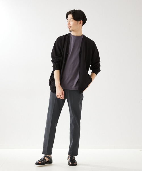 417 EDIFICE(フォーワンセブンエディフィス)の「【COOL FIBER / クールファイバー】 サッカースリムパンツ(スラックス・メンズ・グレー/ベージュ/ネイビー・SMALL/MEDIUM/LARGE/X-LARGE)」の7枚目の写真