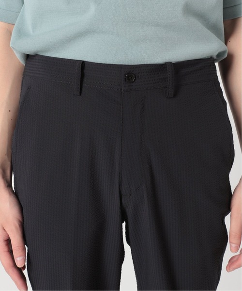 417 EDIFICE(フォーワンセブンエディフィス)の「【COOL FIBER / クールファイバー】 サッカースリムパンツ(スラックス・メンズ・グレー/ベージュ/ネイビー・SMALL/MEDIUM/LARGE/X-LARGE)」の20枚目の写真