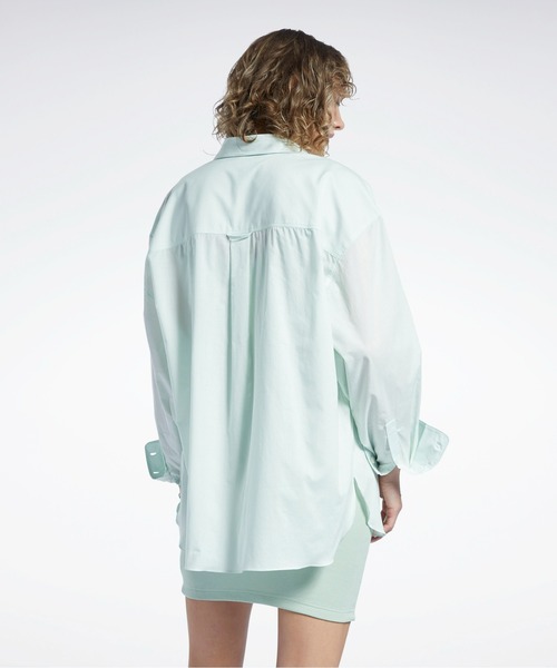 Reebok(リーボック)の「 クラシック ボタンアップ ロングスリーブシャツ / Classics Button-Up Long Sleeve Shirt /(シャツ/ブラウス・レディース・ベージュ系その他/グリーン系その他・MEDIUM/LARGE/SMALL/X-LARGE)」の10枚目の写真