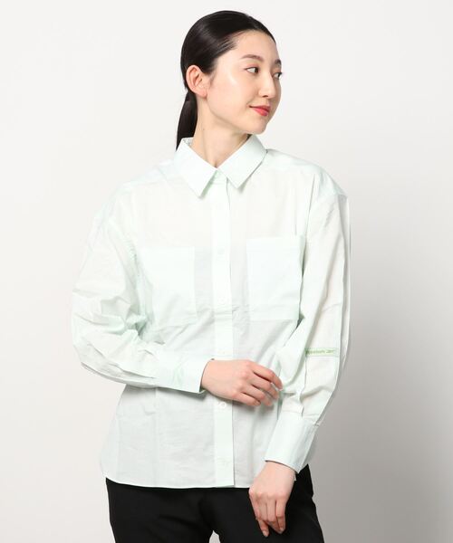 Reebok(リーボック)の「 クラシック ボタンアップ ロングスリーブシャツ / Classics Button-Up Long Sleeve Shirt /(シャツ/ブラウス・レディース・ベージュ系その他/グリーン系その他・MEDIUM/LARGE/SMALL/X-LARGE)」の12枚目の写真