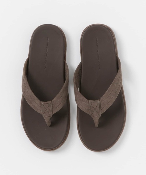 URBAN RESEARCH DOORS（アーバンリサーチドアーズ）の「スエードコンビトングサンダル（サンダル・レディース・ダークブラウン/ベージュ・36/37/38）」の3枚目の写真