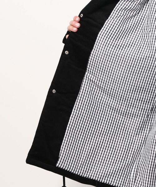 CLUB PARK（クラブパーク）の「September/セプテンバー/CORDUROY JACKE/コーデュロイジャケット（ブルゾン・レディース・グリーン/ピンク/ブラック・SMALL/MEDIUM）」の5枚目の写真