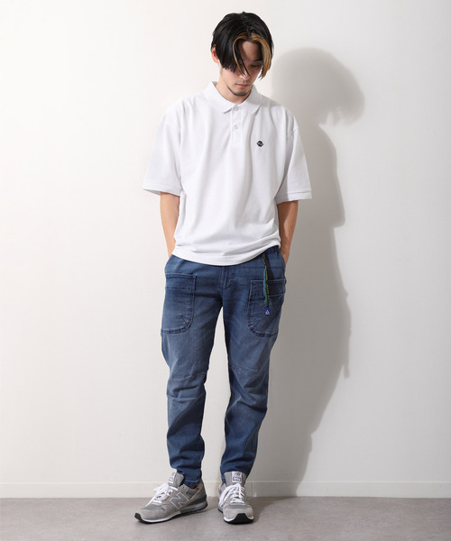 GERRY（ジェリー）の「【GERRY/ジェリー】 ストレッチ デニム / チノ キャンプ ニータック クライミングパンツ（デニムパンツ・メンズ・ブラック/ベージュ/カーキ/サックスブルー/ブルー/ベージュ系/インディゴブルー/サックスブルー系/ワンウォッシュ/アイボリー/ブラック系・SMALL/MEDIUM/LARGE/X-LARGE）」の22枚目の写真