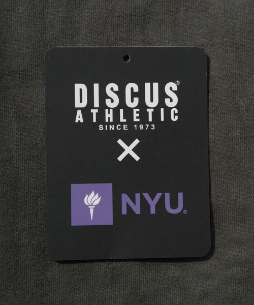 DISCUS(ディスカス)の「【DISCUS/ディスカス】ビッグシルエット カレッジロゴプリント Tシャツ/【DISCUS × NEW YORK UNIVERSITY】(Tシャツ/カットソー・レディース・オフホワイト/スミクロ・M/L)」の10枚目の写真
