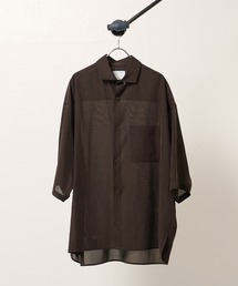 Lui's | キュプラ混ワイドシャツ(シャツ/ブラウス)