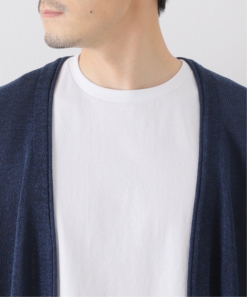 417 EDIFICE(フォーワンセブンエディフィス)の「リネンコットンカーディガン(カーディガン/ボレロ・メンズ・ネイビー/ブラウン/グレー/アイボリー・SMALL/MEDIUM/LARGE)」の16枚目の写真
