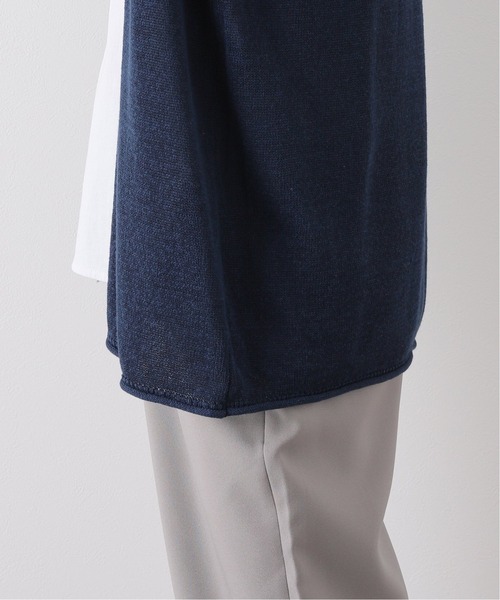 417 EDIFICE(フォーワンセブンエディフィス)の「リネンコットンカーディガン(カーディガン/ボレロ・メンズ・ネイビー/ブラウン/グレー/アイボリー・SMALL/MEDIUM/LARGE)」の9枚目の写真