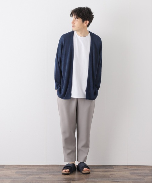 417 EDIFICE(フォーワンセブンエディフィス)の「リネンコットンカーディガン(カーディガン/ボレロ・メンズ・ネイビー/ブラウン/グレー/アイボリー・SMALL/MEDIUM/LARGE)」の12枚目の写真