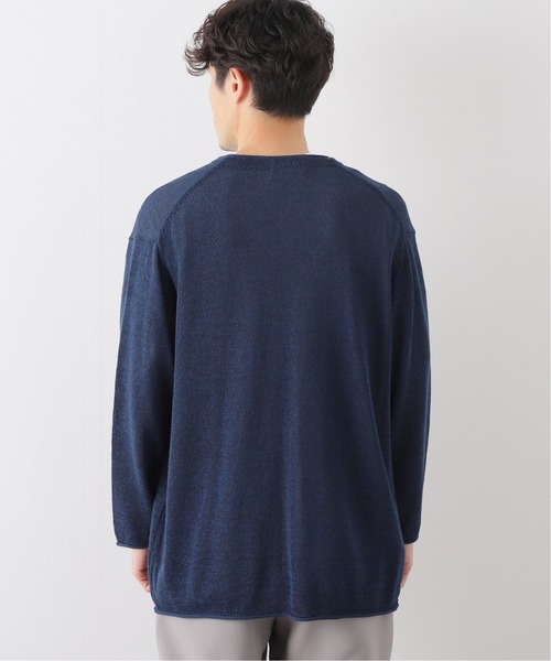 417 EDIFICE(フォーワンセブンエディフィス)の「リネンコットンカーディガン(カーディガン/ボレロ・メンズ・ネイビー/ブラウン/グレー/アイボリー・SMALL/MEDIUM/LARGE)」の10枚目の写真