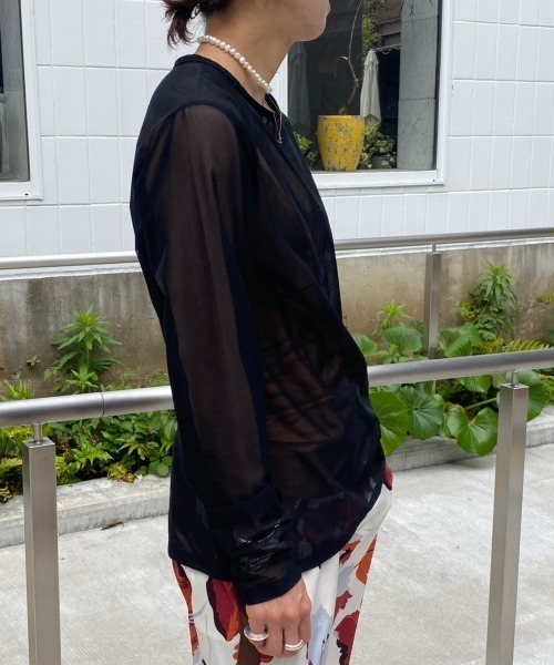 DROIT BELLO(ドロイトベロ)の「DROIT BELLO(ドロイトベロ) パワーメッシュプルオーバー(Tシャツ/カットソー・レディース・ブラック/オフホワイト/ライム/オレンジ・FREE)」の15枚目の写真