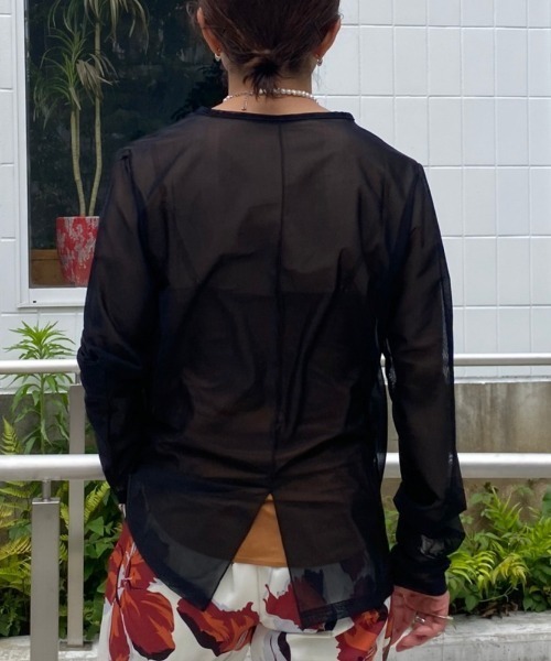 DROIT BELLO(ドロイトベロ)の「DROIT BELLO(ドロイトベロ) パワーメッシュプルオーバー(Tシャツ/カットソー・レディース・ブラック/オフホワイト/ライム/オレンジ・FREE)」の16枚目の写真