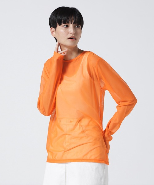 DROIT BELLO(ドロイトベロ)の「DROIT BELLO(ドロイトベロ) パワーメッシュプルオーバー(Tシャツ/カットソー・レディース・ブラック/オフホワイト/ライム/オレンジ・FREE)」の21枚目の写真