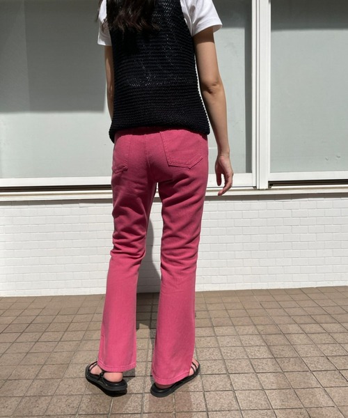 ＪＵＧＬＡＮＳ（ユグランス）の「☆ 旬なスタイリングが叶う。 セミフレアカラーパンツ　30553A234（その他パンツ・レディース・ピンク/アイボリー/イエロー・FREE）」の20枚目の写真