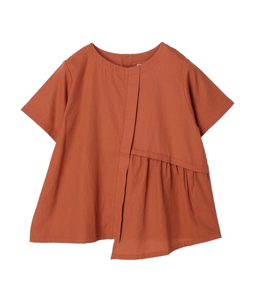 CRAFT STANDARD BOUTIQUE(クラフトスタンダードブティック)の「アシンメトリーギャザーブラウス *◆(Tシャツ/カットソー・レディース・ブラック/オフホワイト/オレンジ/グリーン・FREE)」の21枚目の写真