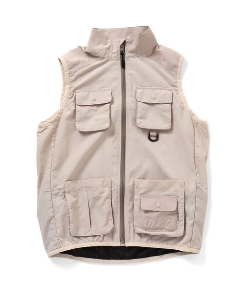 F.O.KIDS(エフオーキッズ)の「くるクールベスト 大人(ベスト・メンズ・ブラック/ベージュ・MEDIUM/SMALL)」の1枚目の写真