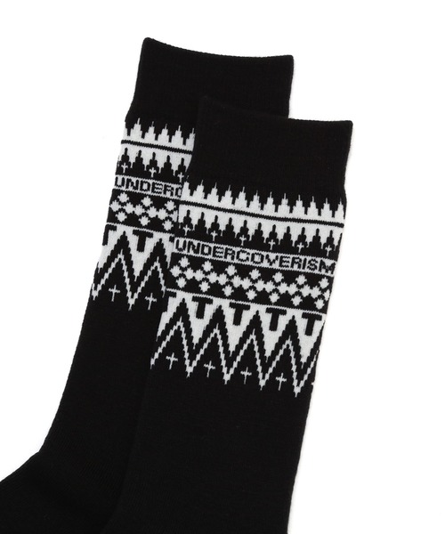 Undercoverism（アンダーカバイズム）の「UI2B4L02（ソックス/靴下・メンズ・オフホワイト/ブラック・FREE）」の9枚目の写真