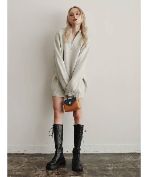 EVRIS（エヴリス）の「バイカラーミニショルダーバッグ（ショルダーバッグ・レディース・ブラック/イエロー/ブルー・FREE）」の6枚目の写真