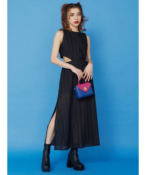 EVRIS（エヴリス）の「バイカラーミニショルダーバッグ（ショルダーバッグ・レディース・ブラック/イエロー/ブルー・FREE）」の14枚目の写真