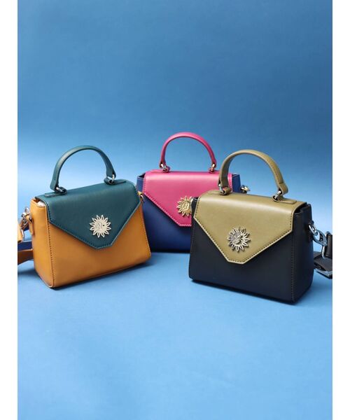 EVRIS（エヴリス）の「バイカラーミニショルダーバッグ（ショルダーバッグ・レディース・ブラック/イエロー/ブルー・FREE）」の20枚目の写真