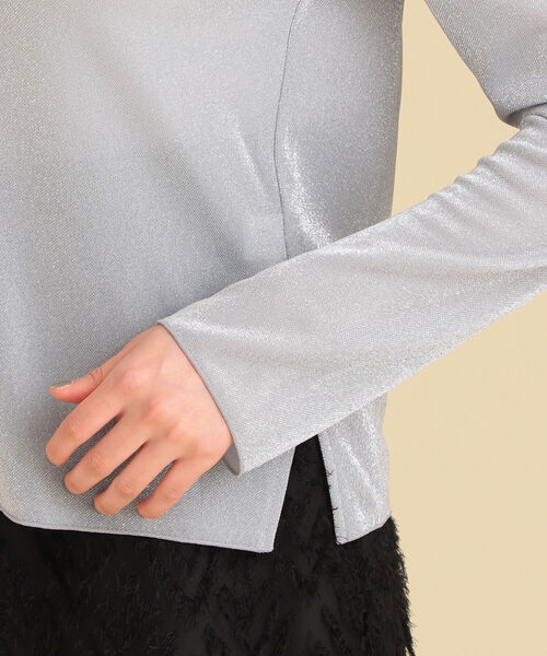 Ray BEAMS(レイビームス)の「Ray BEAMS / ラメ レギュラーカラー シャツ(シャツ/ブラウス・レディース・ライトグレー/マスタード・ONE SIZE)」の19枚目の写真