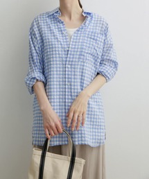 URBAN RESEARCH DOORS | ギンガムチェックオーバーシャツ(シャツ/ブラウス)