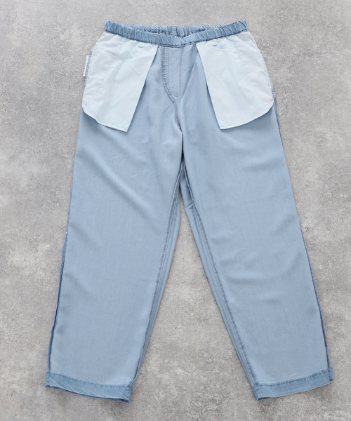 B.C STOCK(ベーセーストック)の「ドレープ DENIM LIKE イージーパンツ(その他パンツ・メンズ・ライトブルー/ブルー・MEDIUM/LARGE)」の20枚目の写真