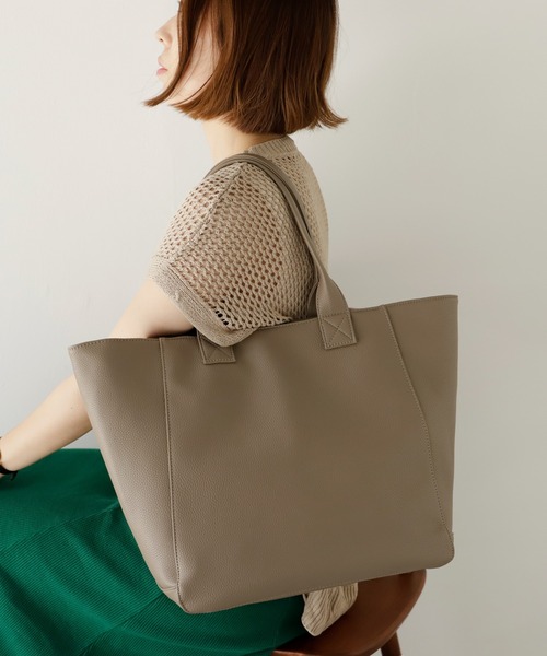 VitaFelice（ヴィータフェリーチェ）の「大容量ビジネストートバッグ（トートバッグ・メンズ・ブラック/グレー系その他/グレー/ネイビー・FREE）」の20枚目の写真