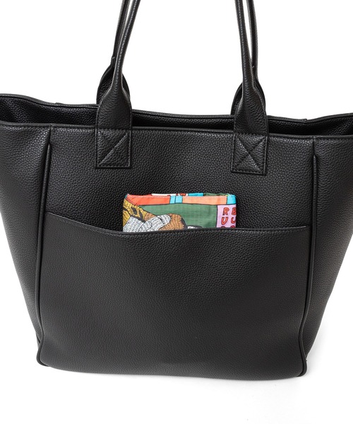 VitaFelice（ヴィータフェリーチェ）の「大容量ビジネストートバッグ（トートバッグ・メンズ・ブラック/グレー系その他/グレー/ネイビー・FREE）」の12枚目の写真