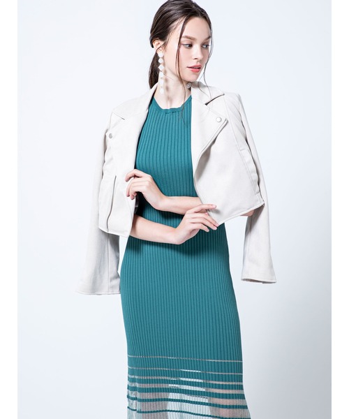 DURAS（デュラス）の「裾ランダムシアーワンピース（ワンピース）」 - WEAR