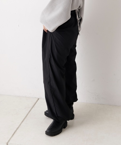 kastane ベロアチュールパンツ　黒　0 新品未使用】kastane ベロアチュールパンツ ブラック サイズ0