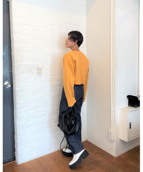 SLY（スライ）の「HW WIDE STRAIGHT-E ハイウェスト ワイド