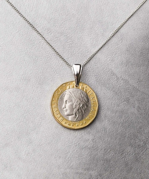 Pledge(プレッジ)の「/Pledge/リラコイン ネックレス(ネックレス・メンズ・シルバー・FREE)」の3枚目の写真