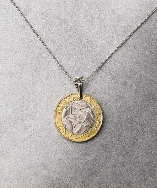 Pledge(プレッジ)の「/Pledge/リラコイン ネックレス(ネックレス・メンズ・シルバー・FREE)」の4枚目の写真