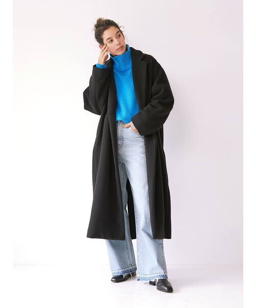 Ungrid（アングリッド）の「ハイネックボリュームカラーニット（ニット/セーター・レディース・レッド/ピンク/ブルー/アイボリー・FREE）」の15枚目の写真