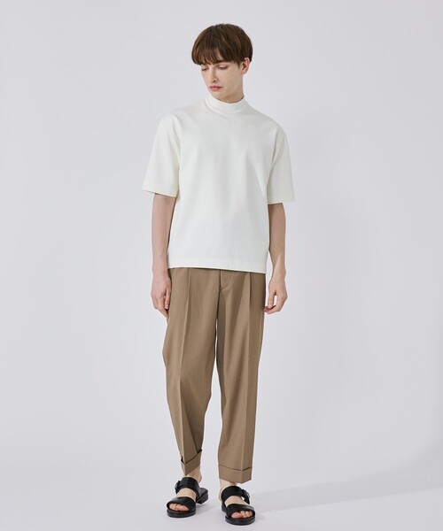 アシンメトリーバイカラーTシャツ（Tシャツ/カットソー