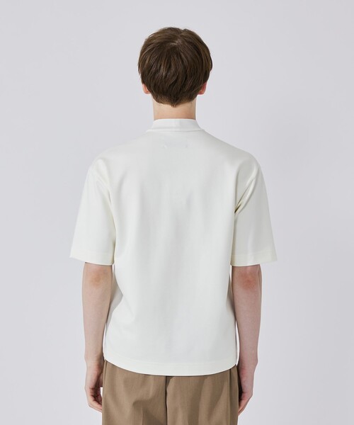 UNITED TOKYO(ユナイテッドトウキョウ)の「HIGH-STRETCH リブネックT(Tシャツ/カットソー・メンズ・ホワイト/ダークグリーン/ネイビー・1/2/3)」の6枚目の写真