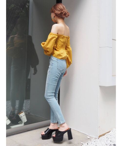 EVRIS(エヴリス)の「ストレッチスキニーデニムパンツ(デニムパンツ・レディース・ライトブルー/ブラック/ブルー・X-SMALL/SMALL/MEDIUM)」の15枚目の写真