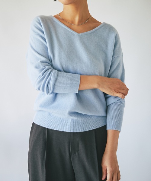 RIVE DROITE（リヴドロワ）の「上質な素材感/ウォッシャブルカシミヤ