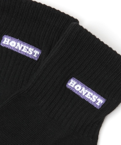 LAKOLE（ラコレ）の「TCロゴ刺繍ショートソックス / 349206（ソックス/靴下・メンズ・ブラック/パープル/レッド/グリーン/グレー・FREE）」の9枚目の写真