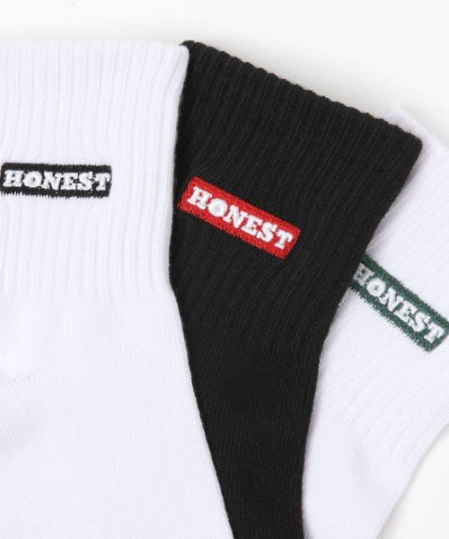 LAKOLE（ラコレ）の「TCロゴ刺繍ショートソックス / 349206（ソックス/靴下・メンズ・ブラック/パープル/レッド/グリーン/グレー・FREE）」の11枚目の写真