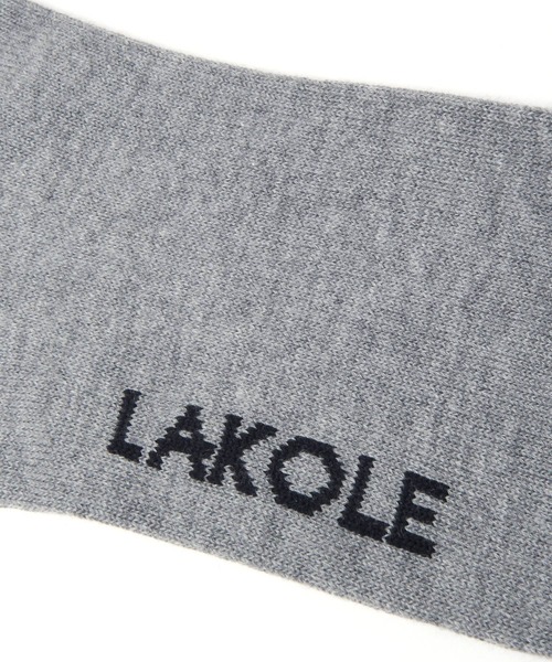 LAKOLE（ラコレ）の「TCロゴ刺繍ショートソックス / 349206（ソックス/靴下・メンズ・ブラック/パープル/レッド/グリーン/グレー・FREE）」の15枚目の写真