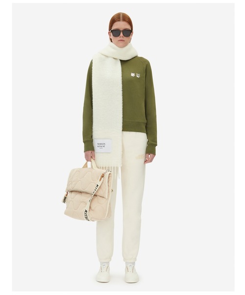 Maison Kitsune（メゾンキツネ）の「MONOCHROME DOUBLE FOX HEAD ADJUSTED SWEATSHIRT（スウェット・レディース・ブラック/カーキ系・S/M/L）」の10枚目の写真