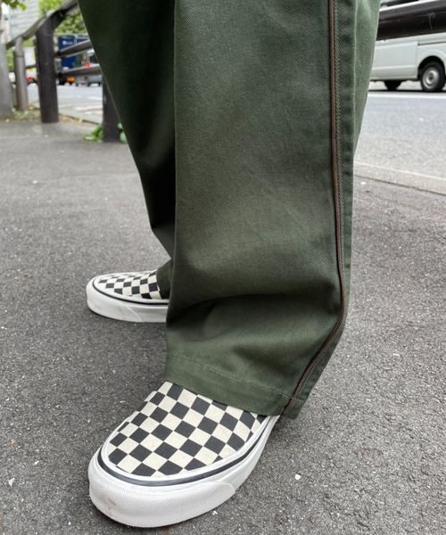 CIAOPANIC（チャオパニック）の「【CPC SCAMP】サイドラインスリットチノパン（チノパンツ・レディース・ブラック/カーキ/ベージュ・SMALL/MEDIUM）」の5枚目の写真