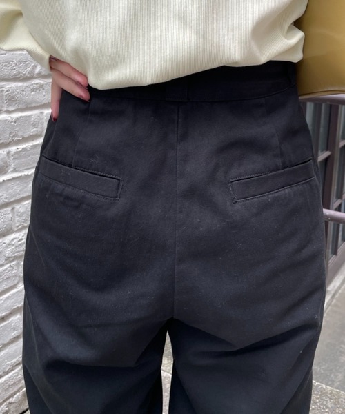 CIAOPANIC（チャオパニック）の「【CPC SCAMP】サイドラインスリットチノパン（チノパンツ・レディース・ブラック/カーキ/ベージュ・SMALL/MEDIUM）」の21枚目の写真